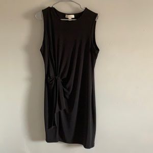 Michael Kors Faux Wrap Dress Black XL